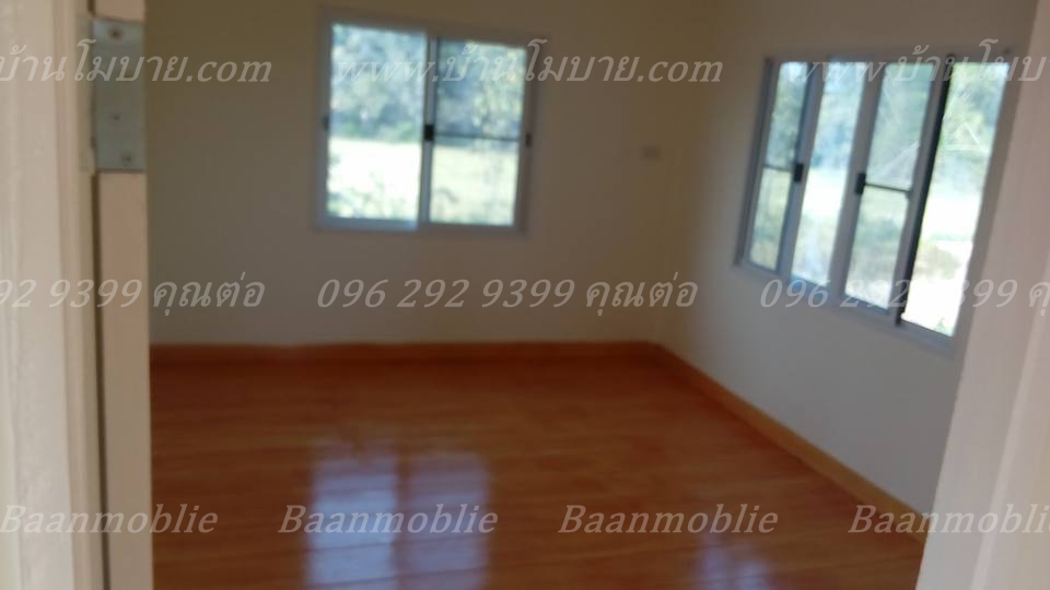 บ้านโมบายขนาด 6*6 เมตรระเบียง 3*3 เมตร (2ห้องนอน 1ห้องน้ำ 1ห้องรับเเขก 1ห้องครัว)