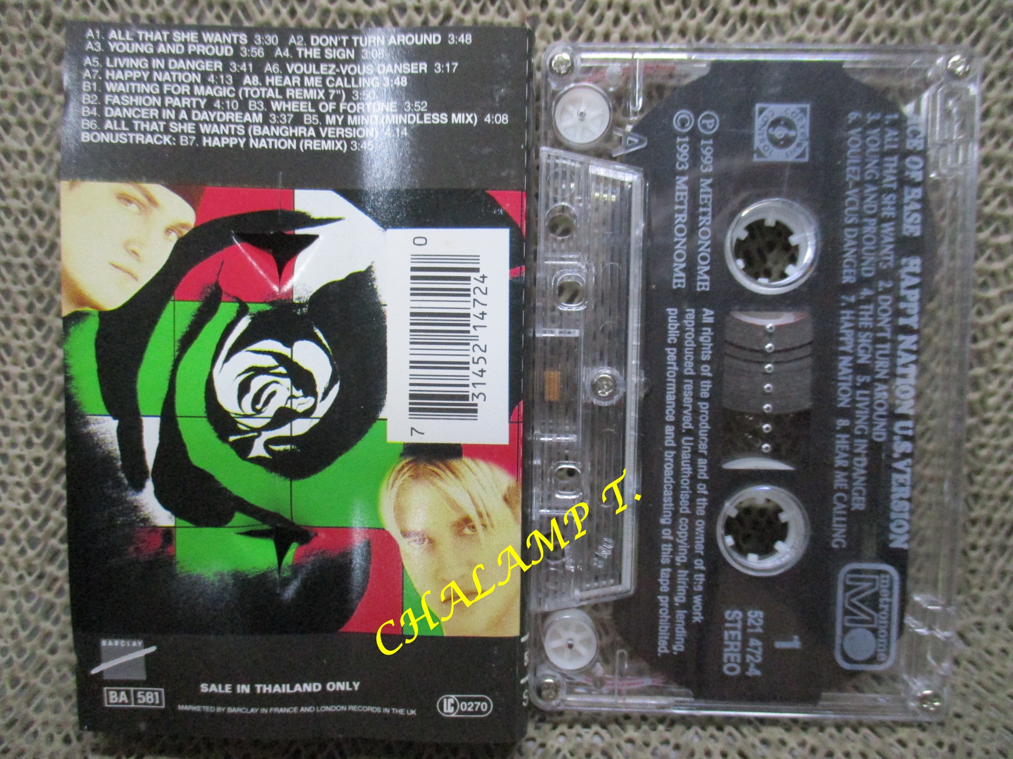 เทปเพลงสากล Ace of Base - Happy Nation