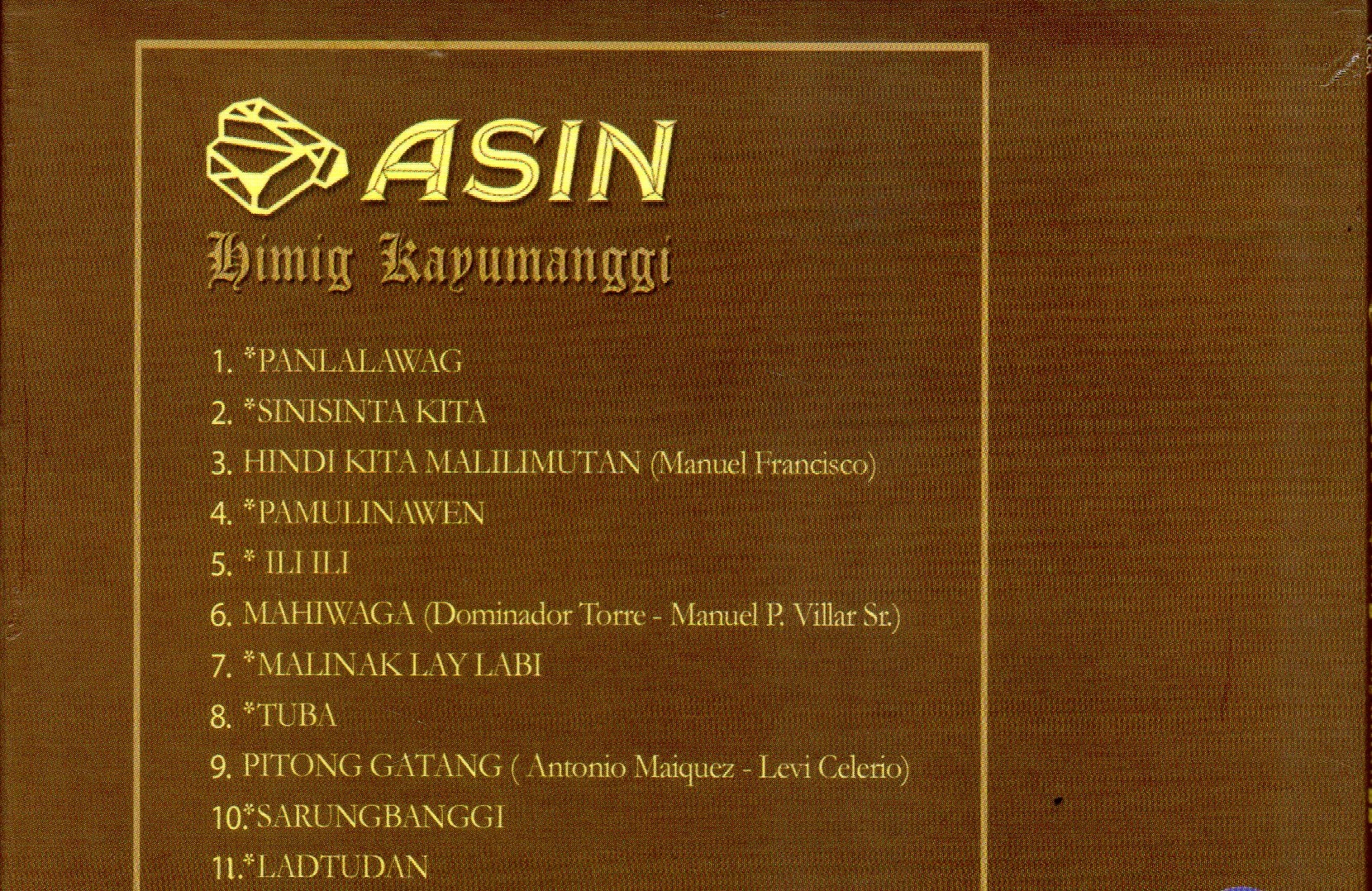 CD,Asin - Himig Kayumanggi 1 (2010)(Philippines)