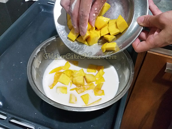 สูตรและวิธีทำขนมมะม่วง และขนมกล้วย13