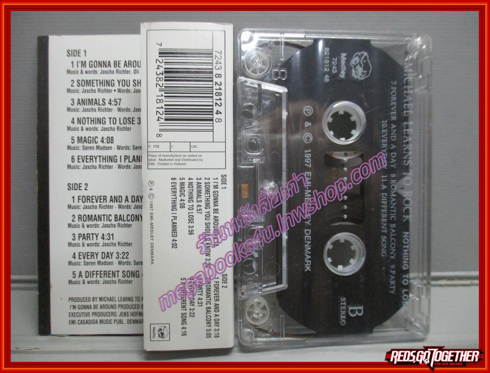 เทปเพลงสากล MICHAEL LEARNS TO ROCK / NOTHING TO LOSE