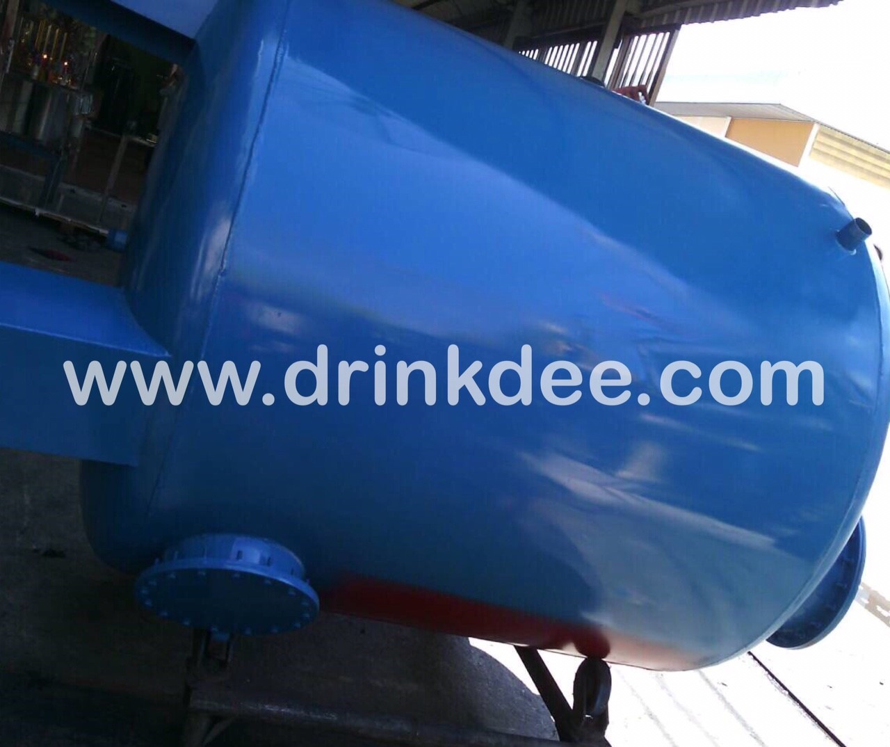 ถังกรองเหล็ก 40" (100cm. x 150cm. x 4.5 mm.)