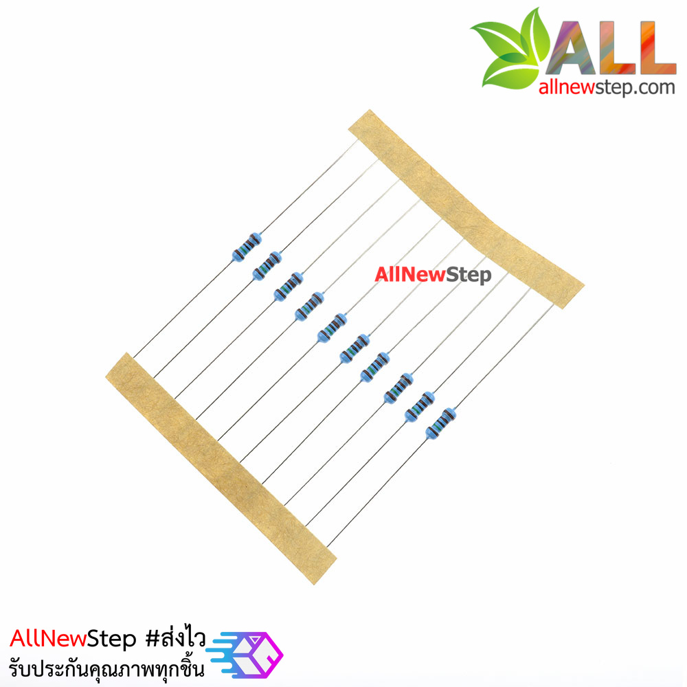 ตัวต้านทาน 1.5 K 1/4W Metal film 1.5k 1% จำนวน 10 ชิ้น