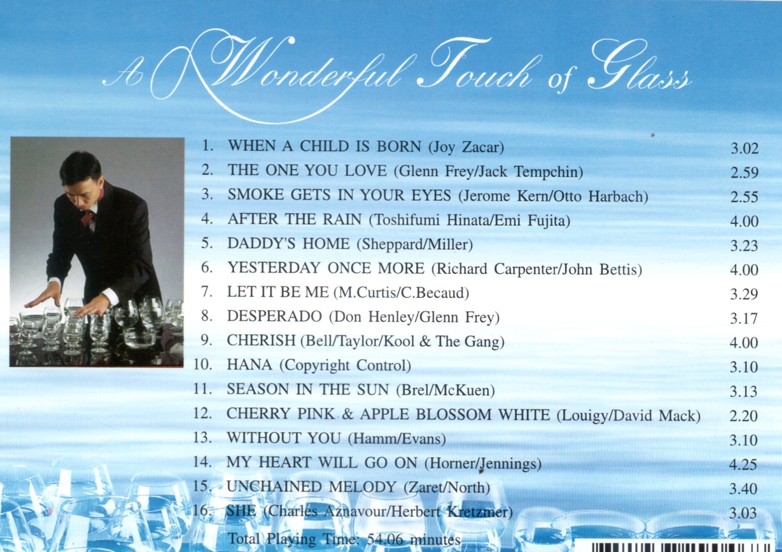 CD,วีระพงศ์ ทวีศักดิ์ - A wonderful touch of glass บรรเลงด้วยพิณแก้ว(Weeraphong Thaweesak)(บรรเลงไทย)(2001)