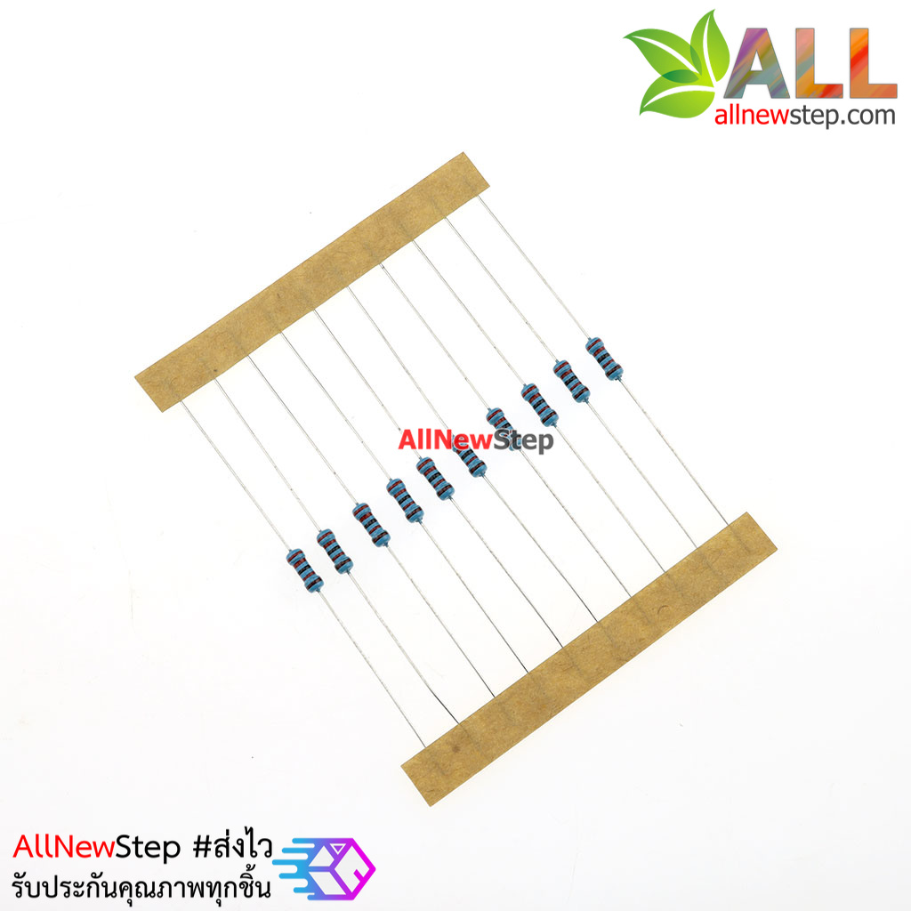 ตัวต้านทาน 22K 1/4W Resistor 22 k Metal film 1% จำนวน 10 ชิ้น