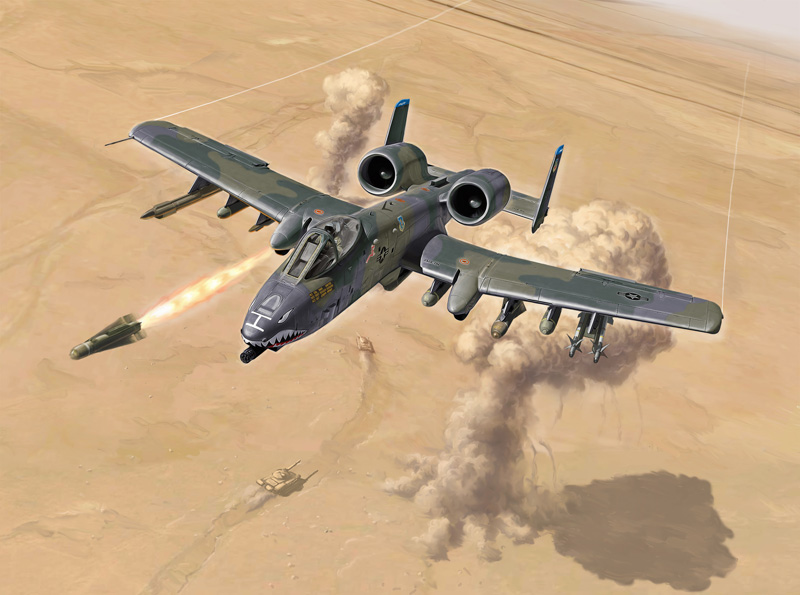 1/72 A-10 A/C THUNDERBOLT ll - GULF WAR