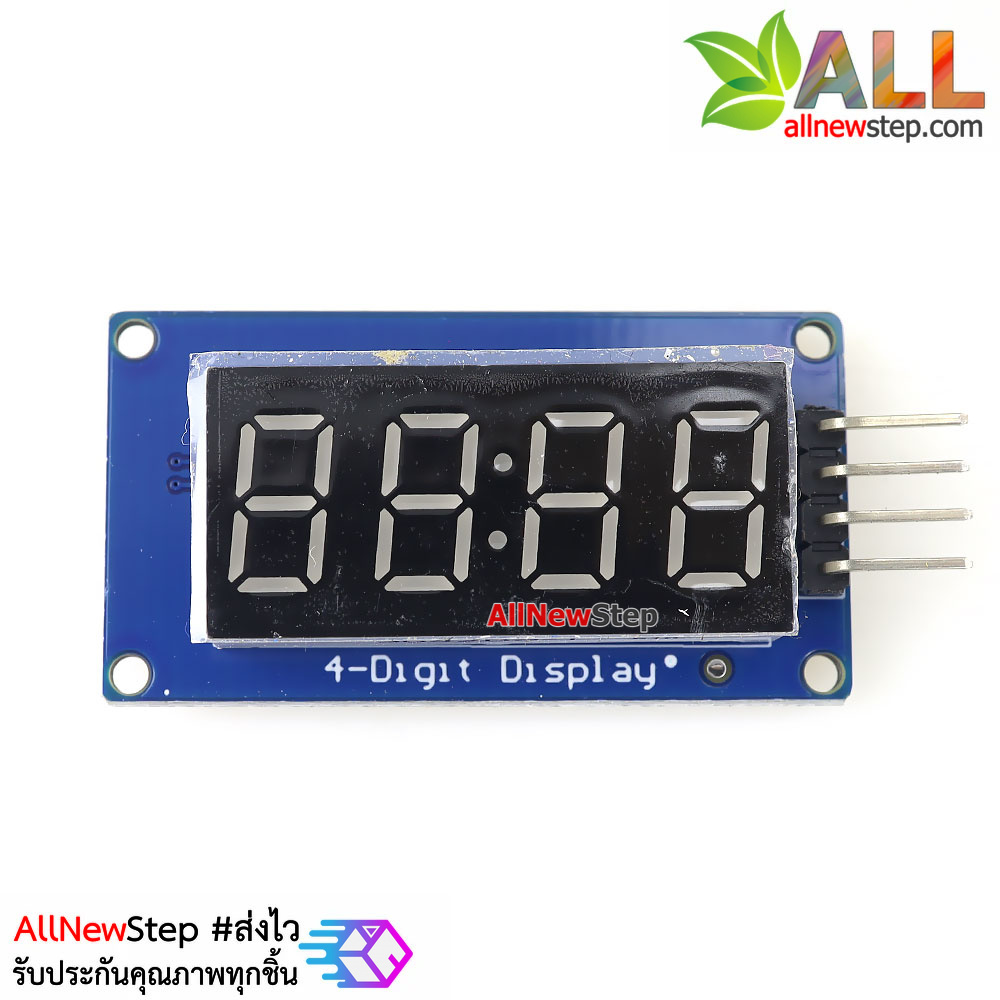 LED Time Clock Module For Arduino 0.36 นิ้ว TM1637 Driver โมดูลแสดงผลแบบนาฬิกา ตัวเลข 4 หลัก จอสีแดง