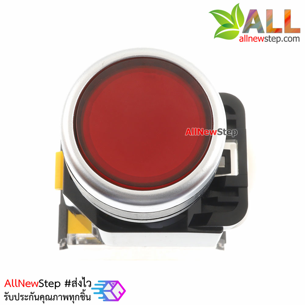 สวิตช์กดติดปล่อยดับ/กดดับปล่อยติด/รีเซตสวิตช์ Reset Switch AC DC 10A ปุ่มกดสีแดง