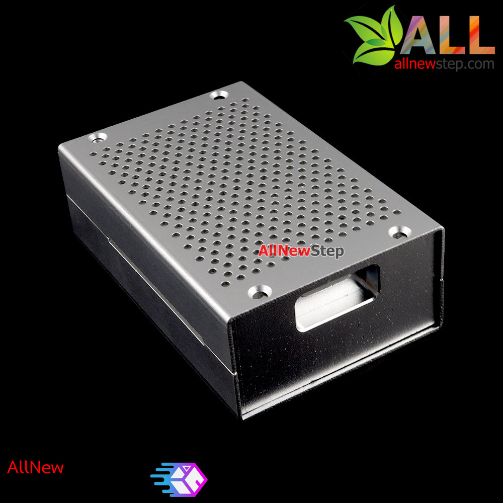 กล่องเคสโลหะ Raspberry Pi 4 Aluminum Alloy Metal pi 4