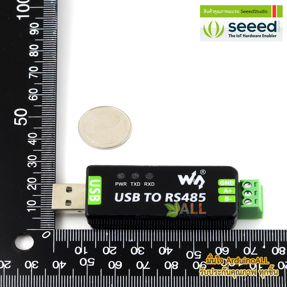 RS485 USB โมดูลแปลงสัญญาณ USB to RS485 Converter Industrial ของแท้จาก Seeed Studio