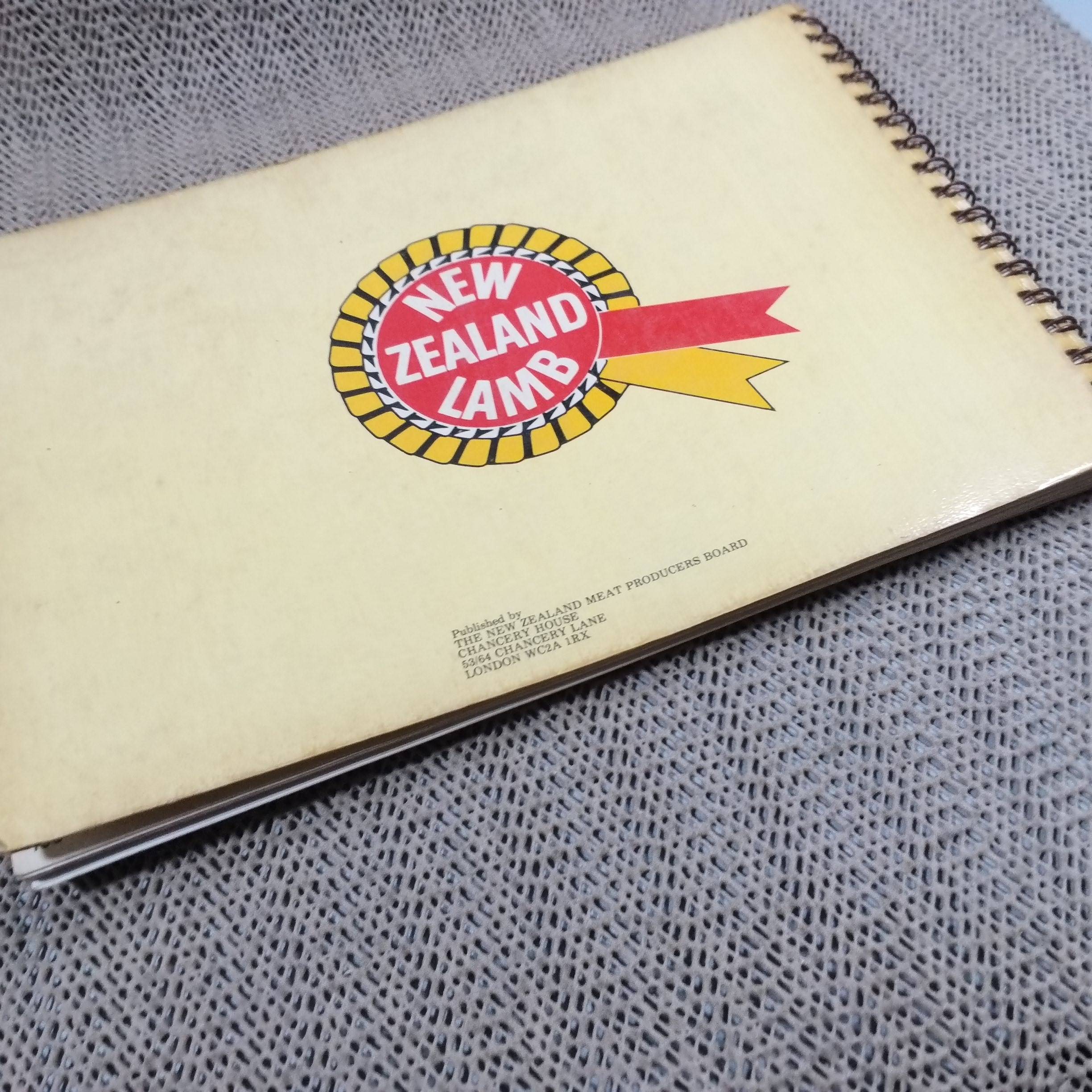 หนังสือ สูตรอาหารนิวซีแลนด์ จำพวกเนื้อแกะ THE NEW ZEALAND LAMP INTERNATIONAL COOKBOOK