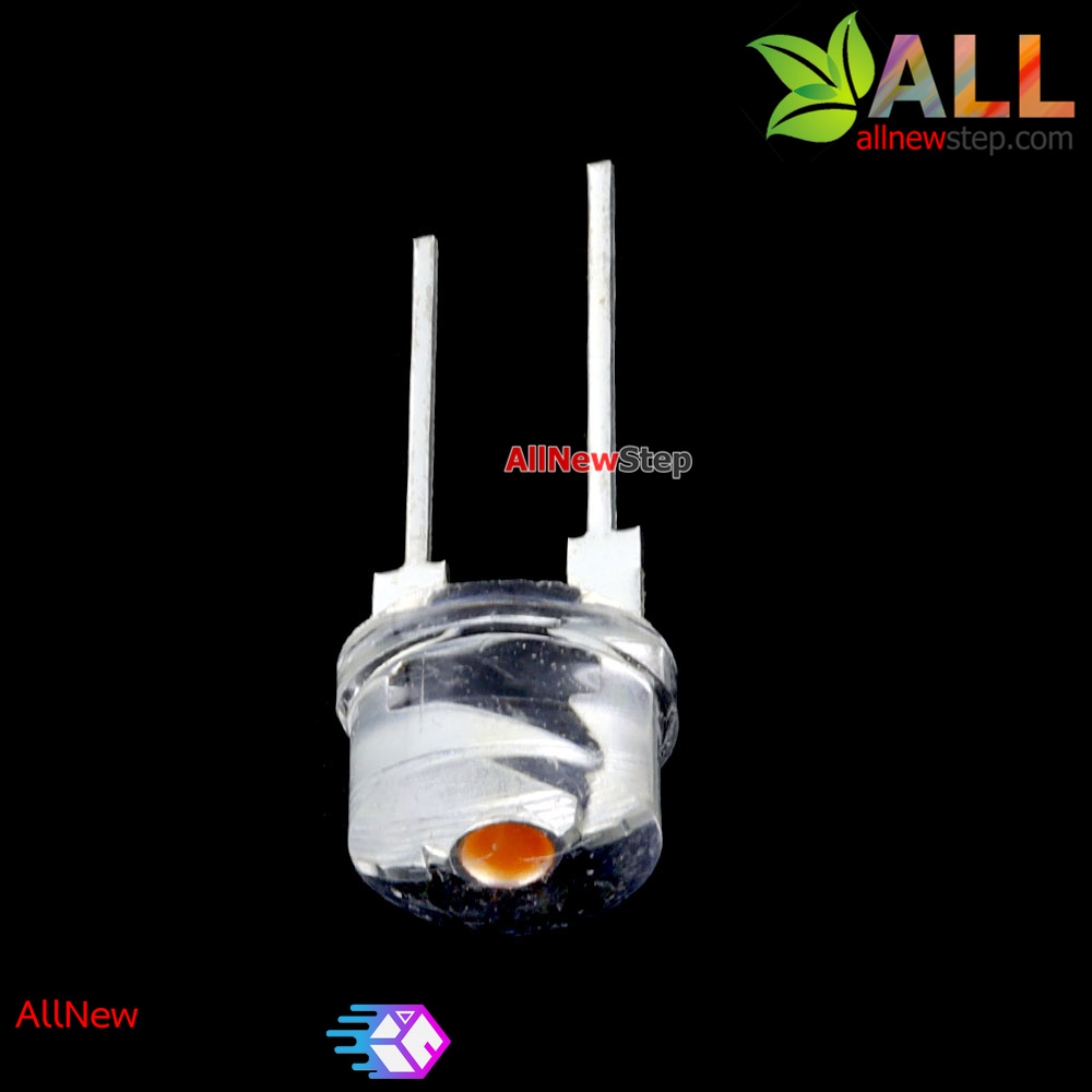 LED 8MM red 0.5W หลอดไฟ LED 8mm สีชมพู 0.5W จำนวน 5 ดวง