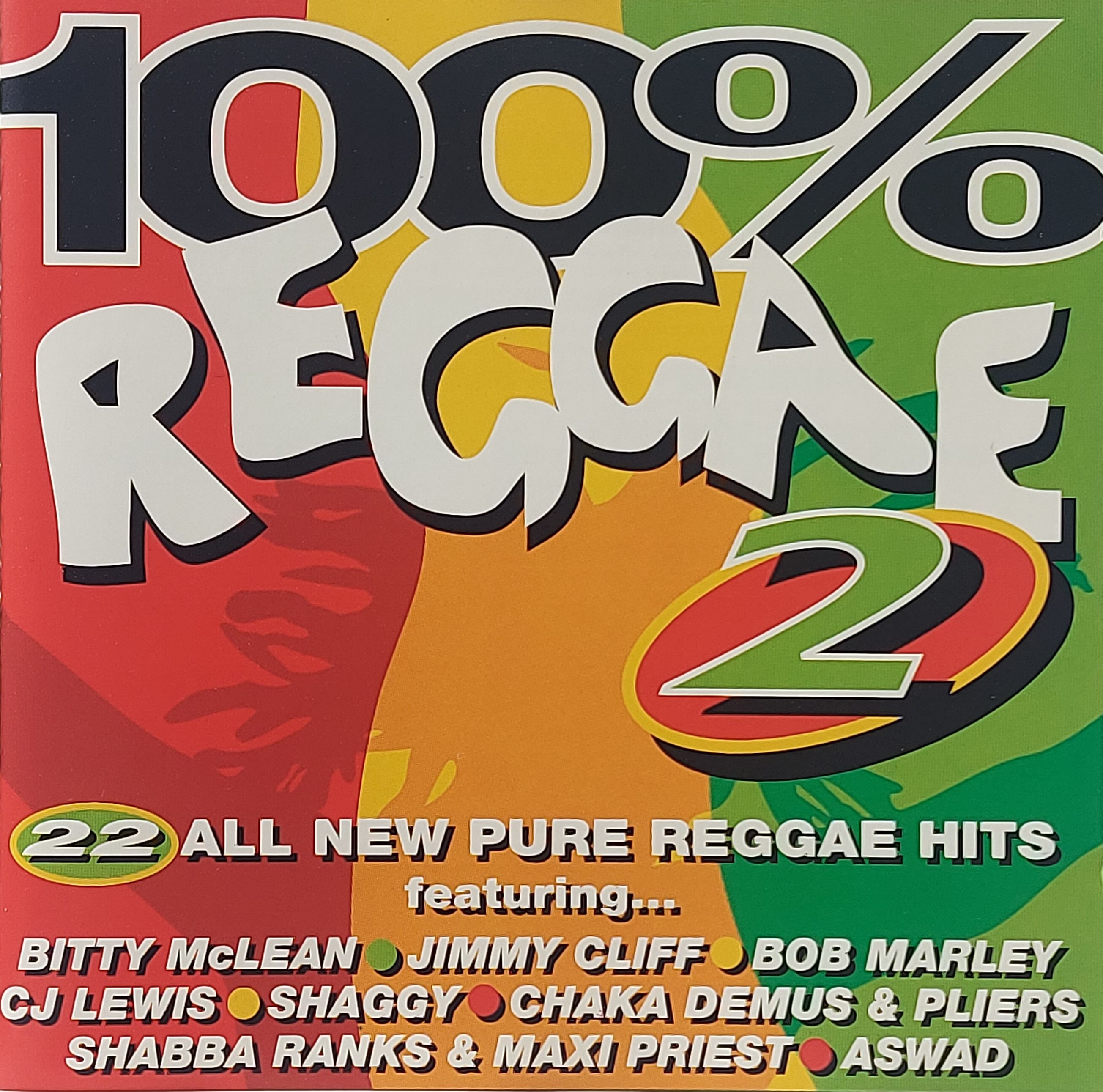 Used CD,100% Reggae 2 (A)(Various Artists) (1994) (England)