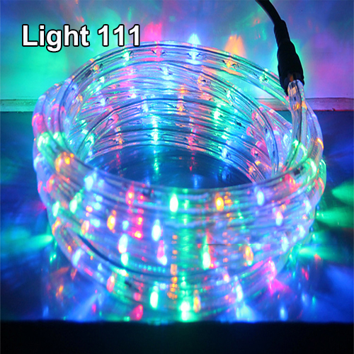 ไฟสายยาง LED (ท่อกลม) 10 m. สีรวม