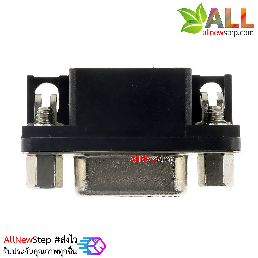 Black DR9 female DR9 hole curved needle welding type DB9 curved needle serial female