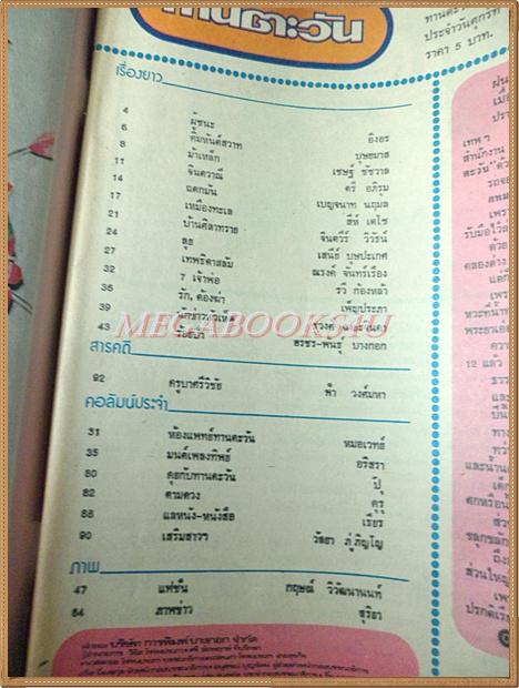 นิตยสารทานตะวัน ปีที่4 ฉบับที่185 พฤศจิกายน 2519 ปกมยุรฉัตร เหมือนประสิทธิเวช สภาพดี