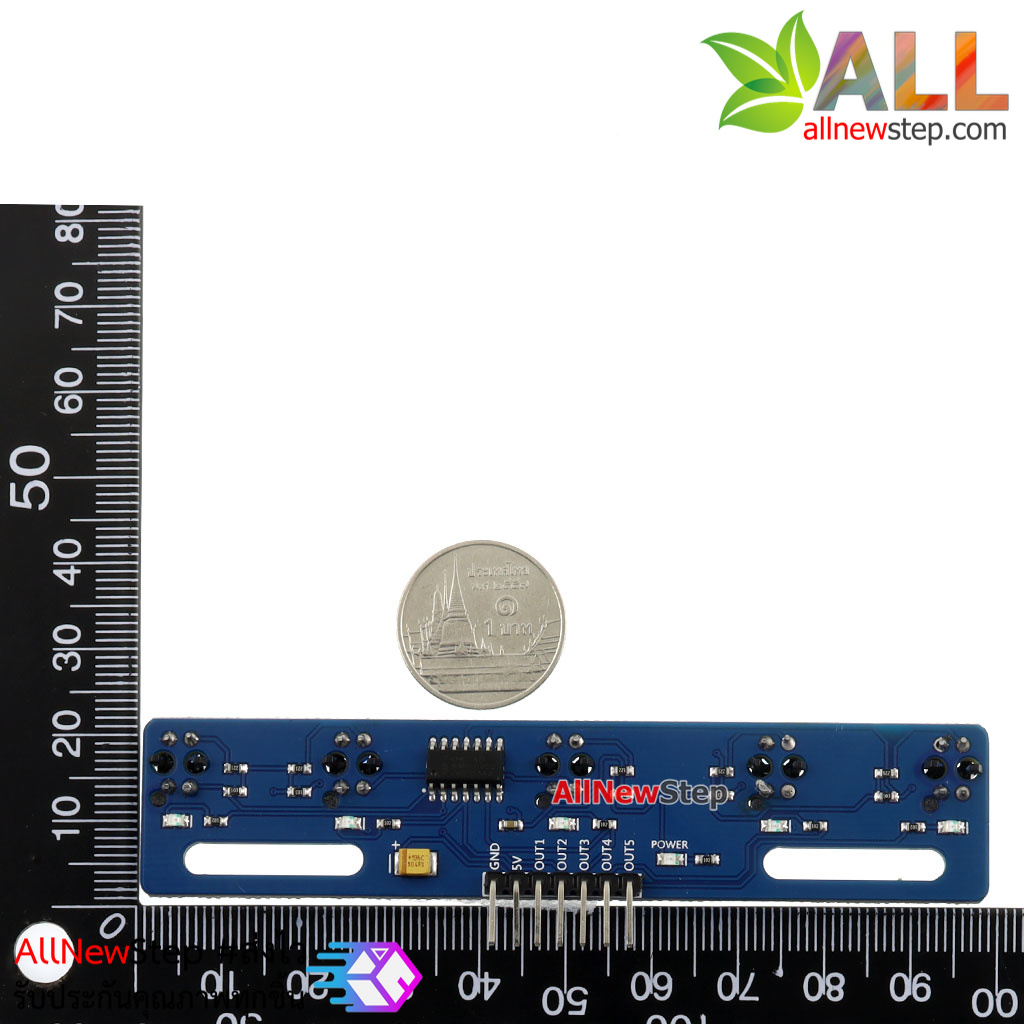 5-way Senser Infrared Line Tracking for Smart car เซนเซอร์ตรวจจับเส้นสำหรับ Smart car TCRT5000L TCKT5000