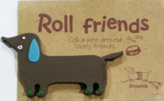 ที่พันสายหูฟัง น้องหมาสีน้ำตาล