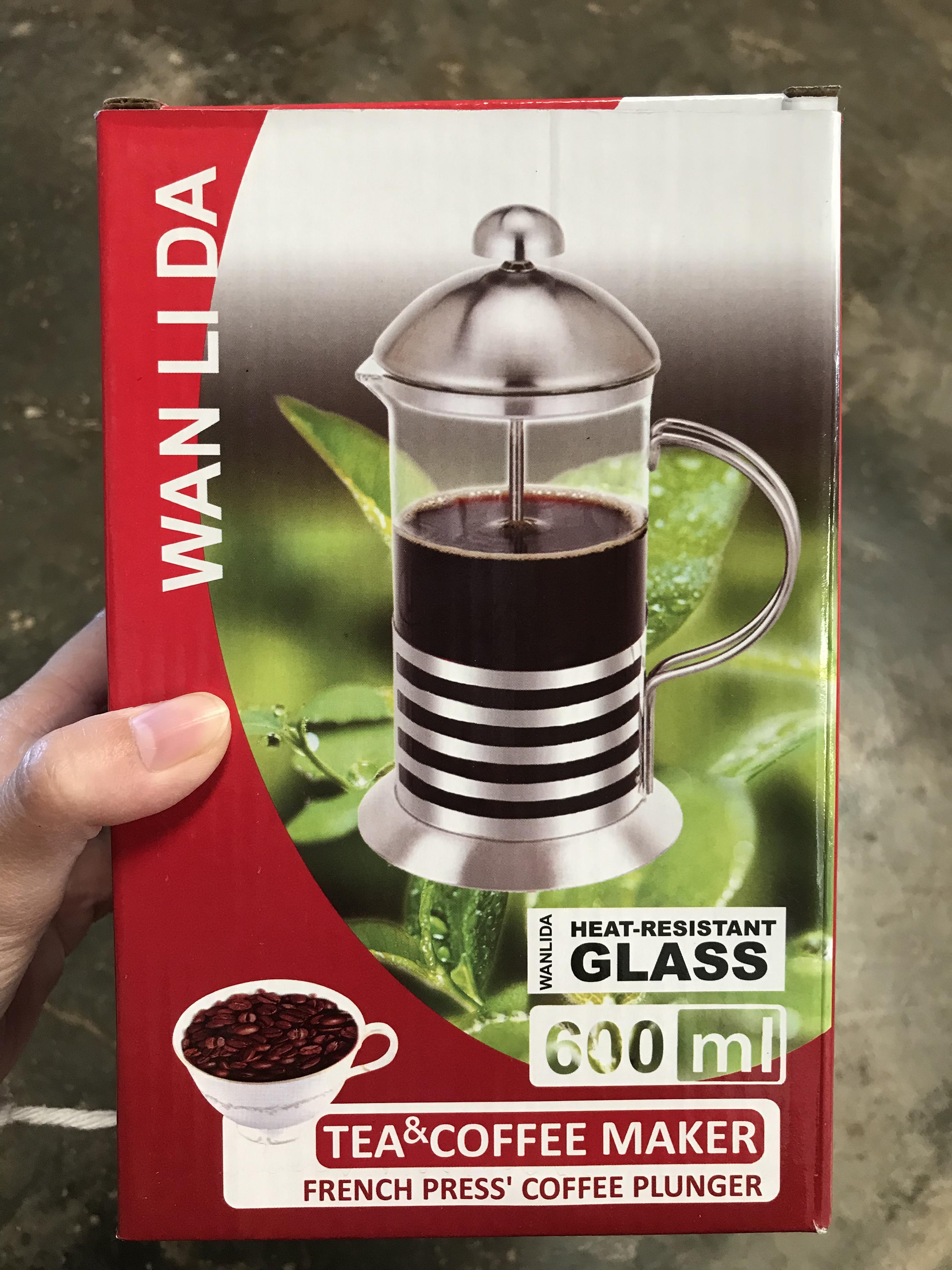 แก้วชงกาแฟ หรือ แก้วชงชา French Press 600ml.