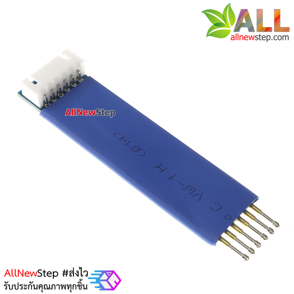 หัวต่อ TEST PIN 2.54mm 6 ขา test pin 6p spring supports Arduino ESP8266 STM32 STM8 MCU