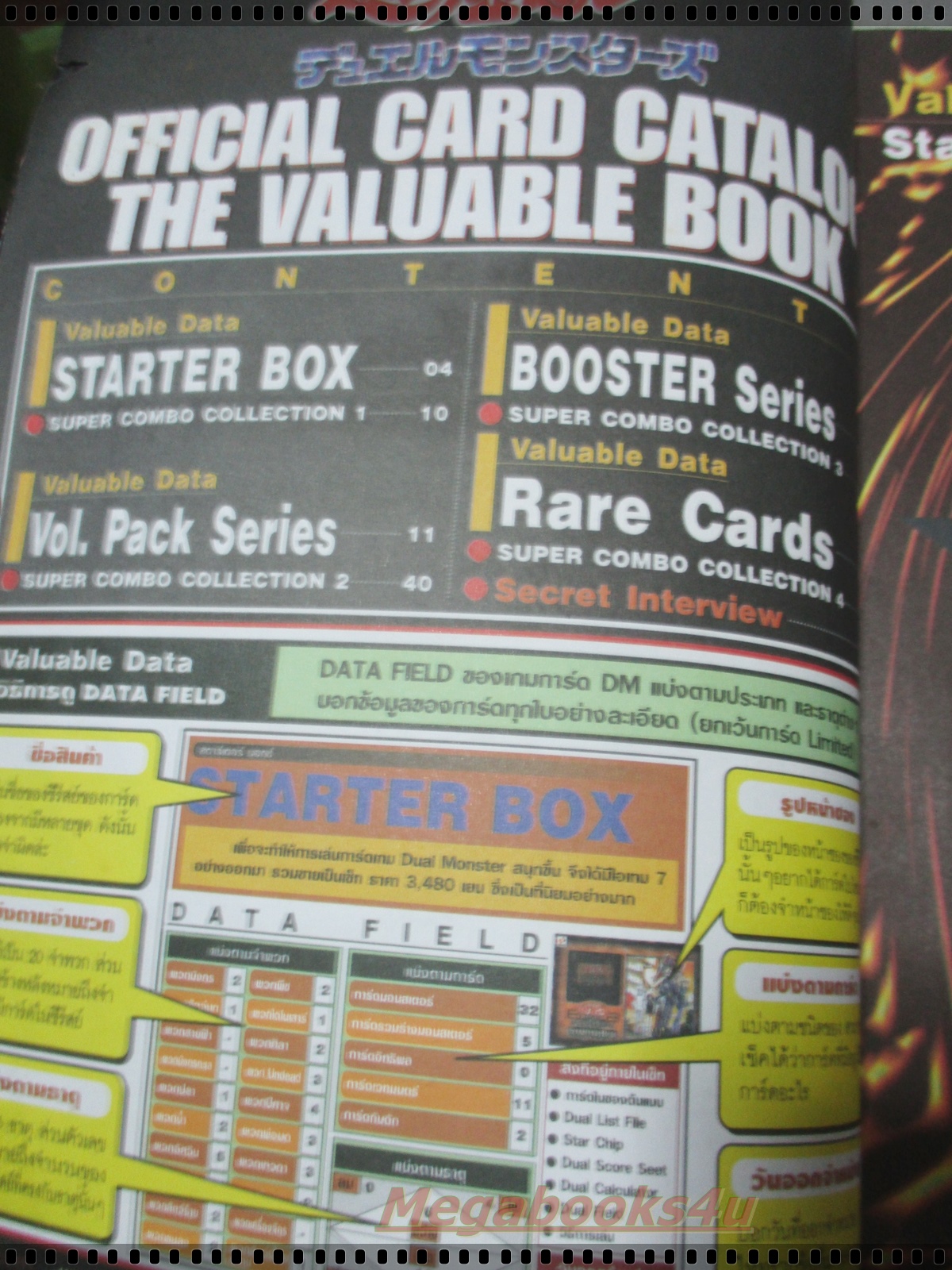 หนังสือคู่มือเทคนิคการเล่นเกมส์การ์ด YU GI OH