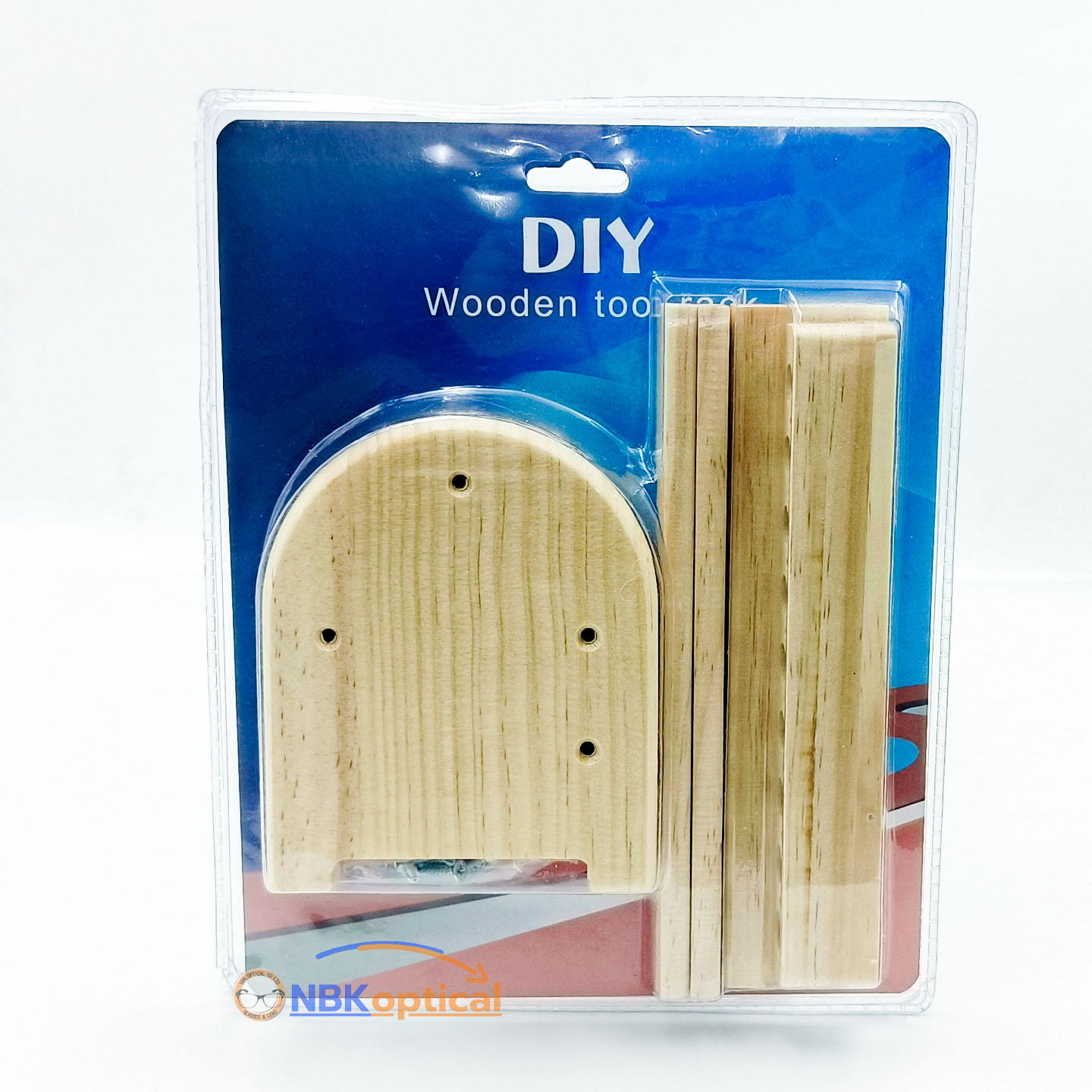 ชั้นวางคีมเครื่องมือแว่นตา(แบบไม้)