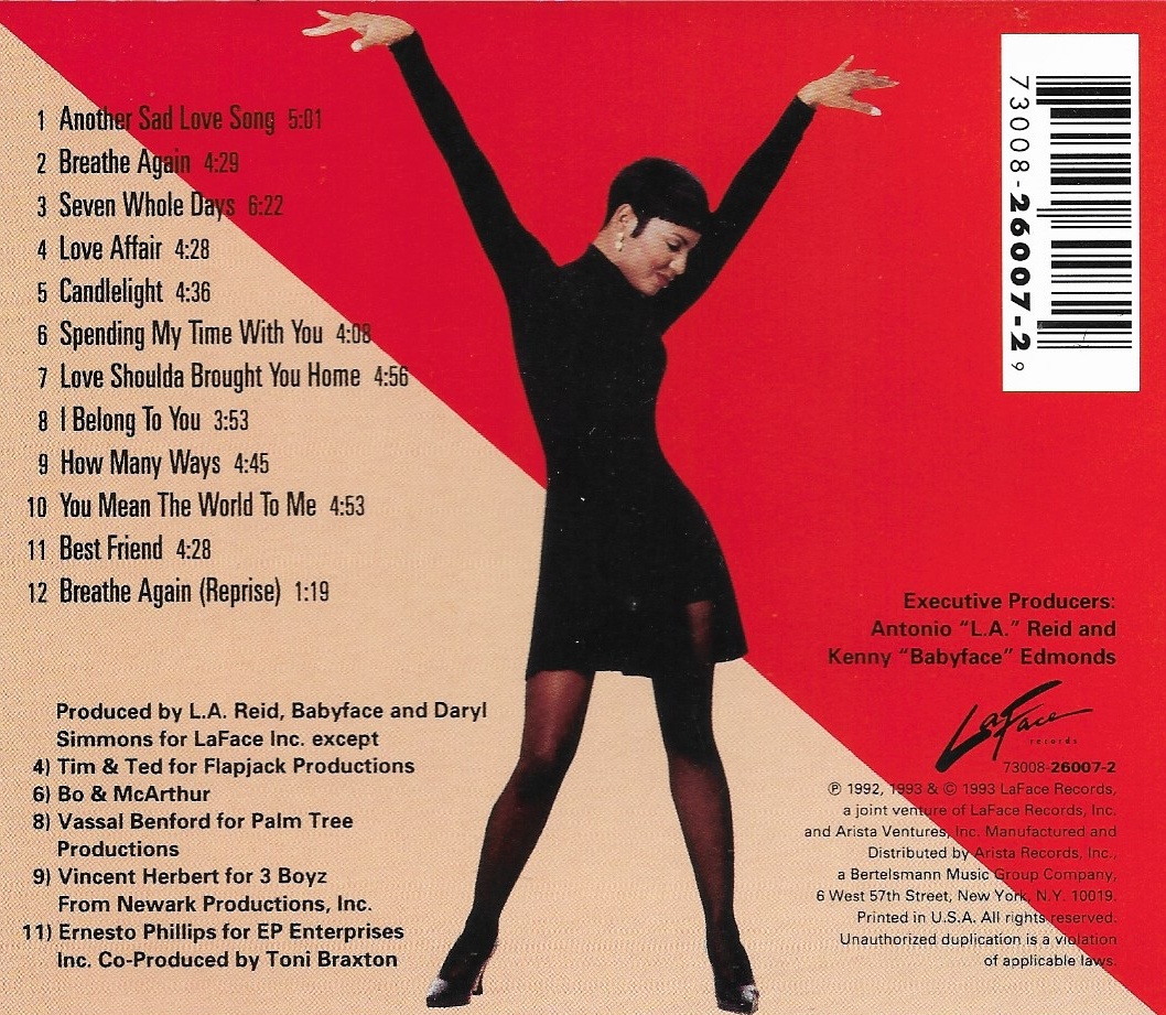 Used CD,Toni Braxton - Toni Braxton (B)(1993)(USA)