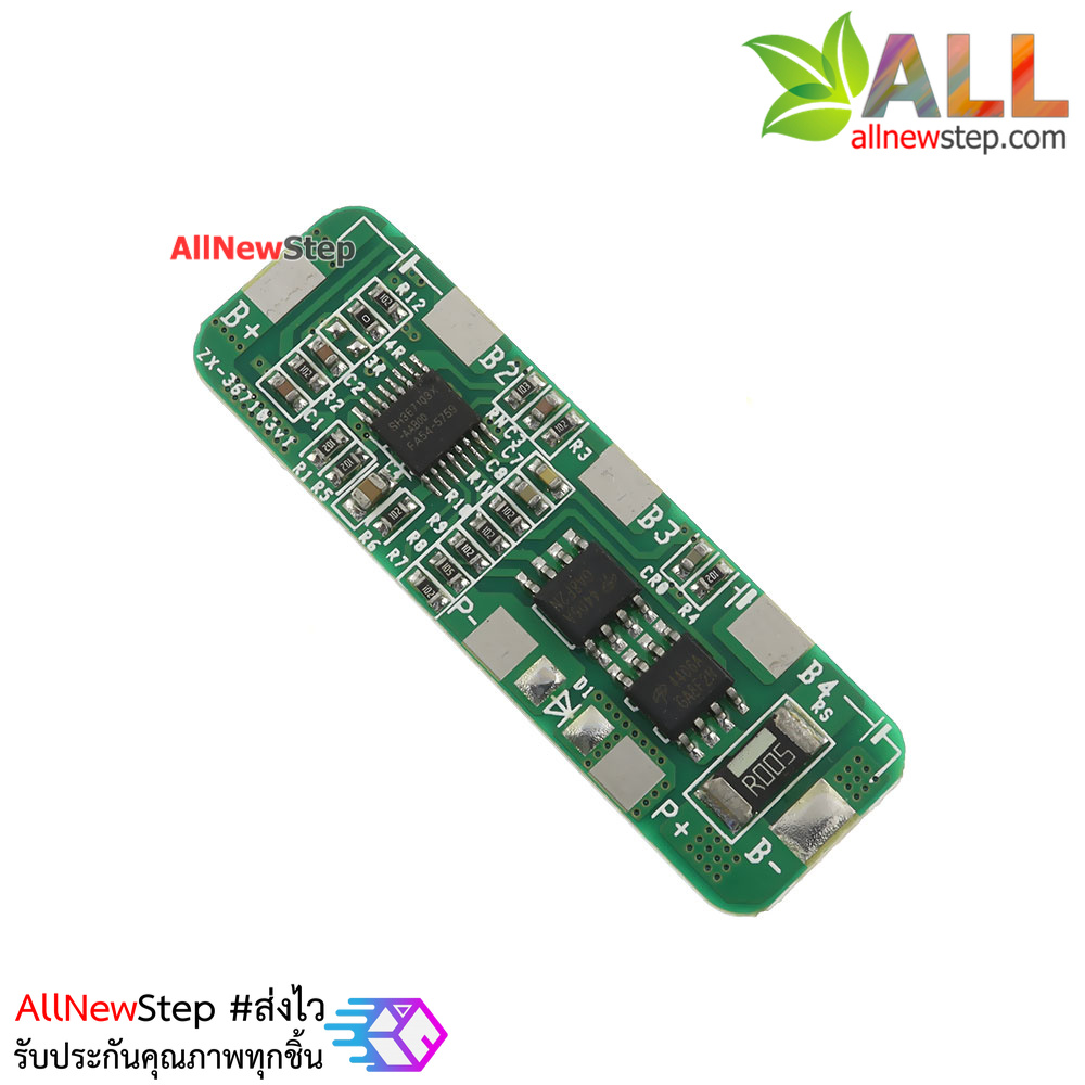 4-Series 18650 Lithium Battery Protection Module 14.8V 16.8V (max. Working Current 3A and max. Transient Current 6A)
