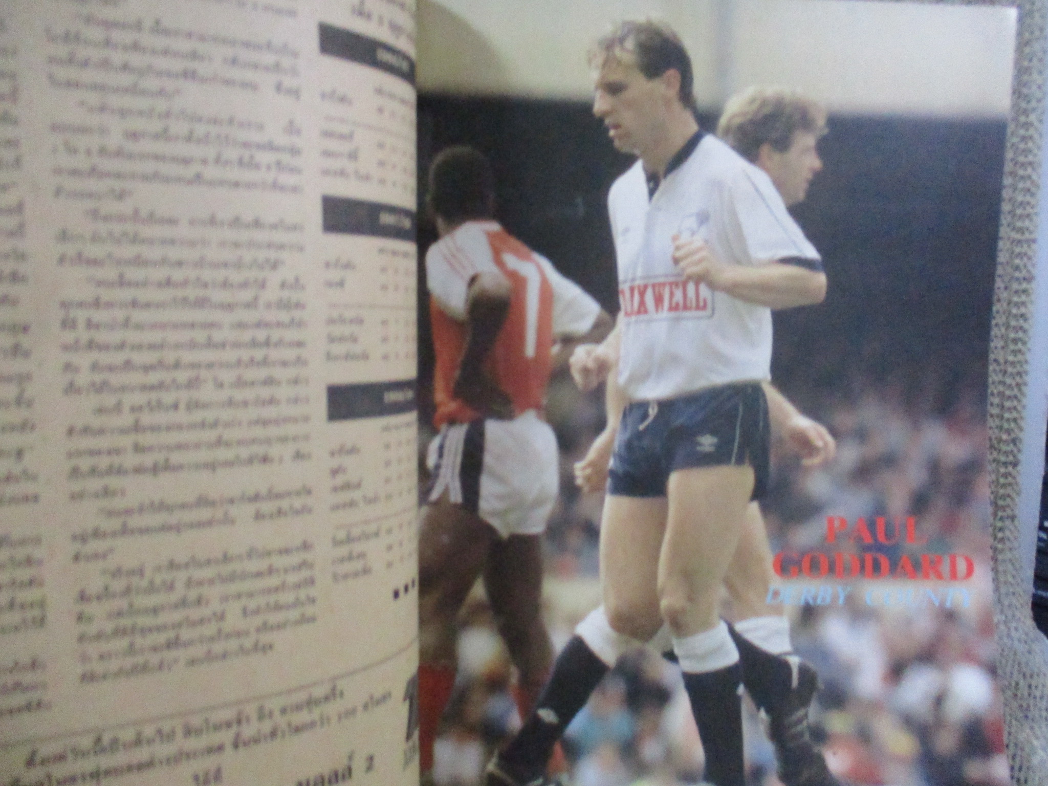 สตาร์ซอคเกอร์ ฉบับที่0624 ปี2532 ไบรอัน กันน์ / ทีมวิมเบิลดัน