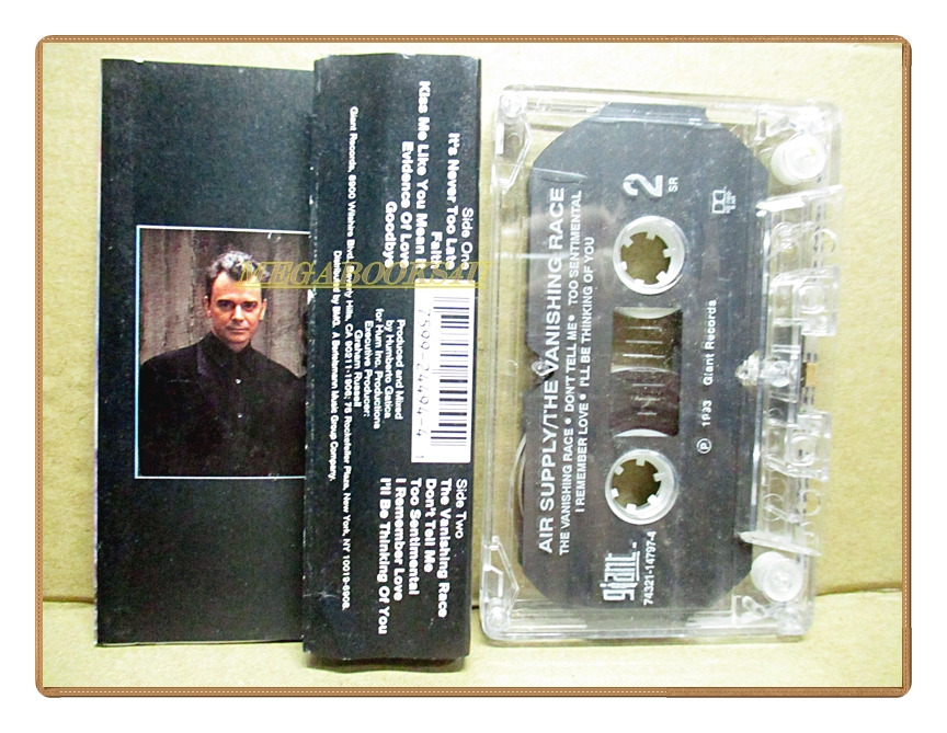 เทปเพลงสากล AIR SUPPLY / THE VANISHING RACE