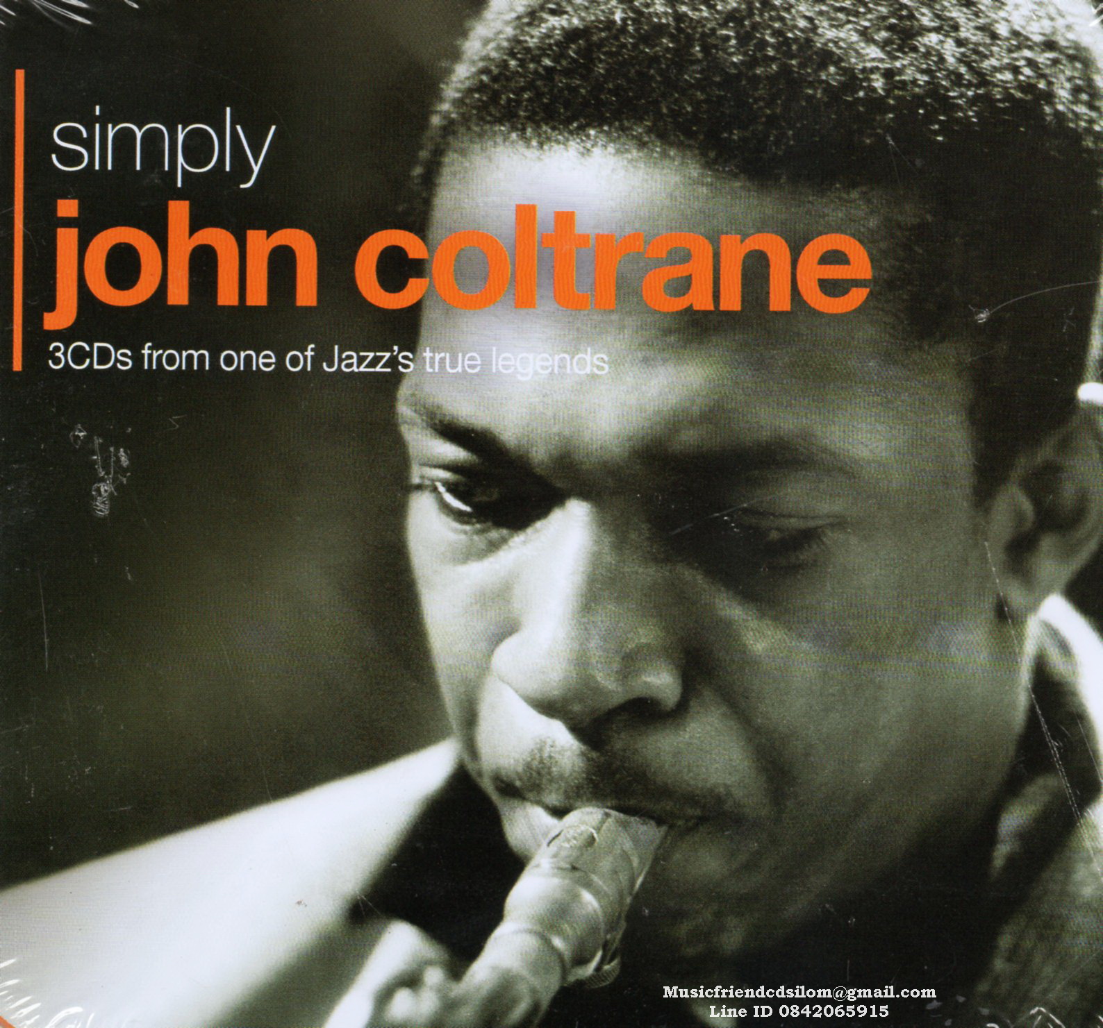 CD,John Coltrane - Simply John Coltrane (From One Of Jazz's True Legends)(3CD)(instrumental)(2016)(EU)