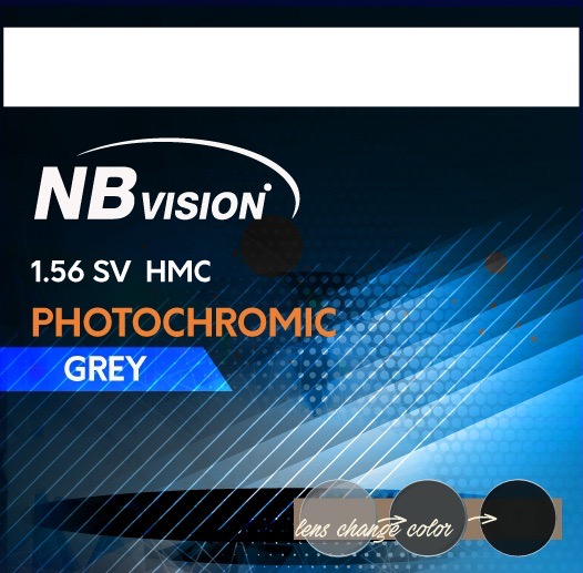 NBvision Lens 1.56 SV HMC Photochromic GREY