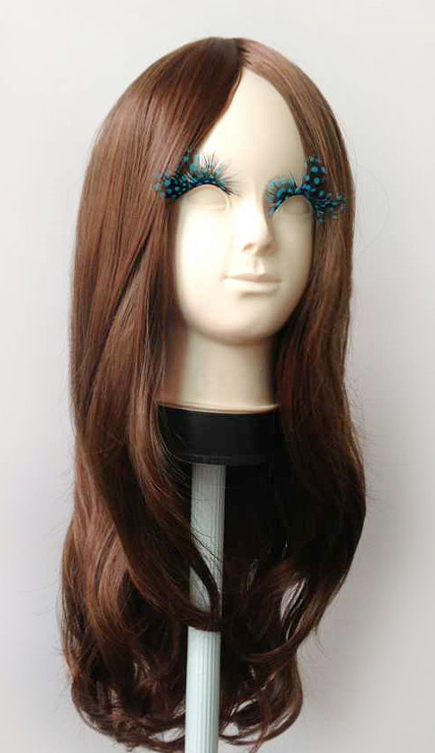 C1119 วิกผมลอนคลายเบาๆ เเสกกลางเห็นหนังศรีษะ