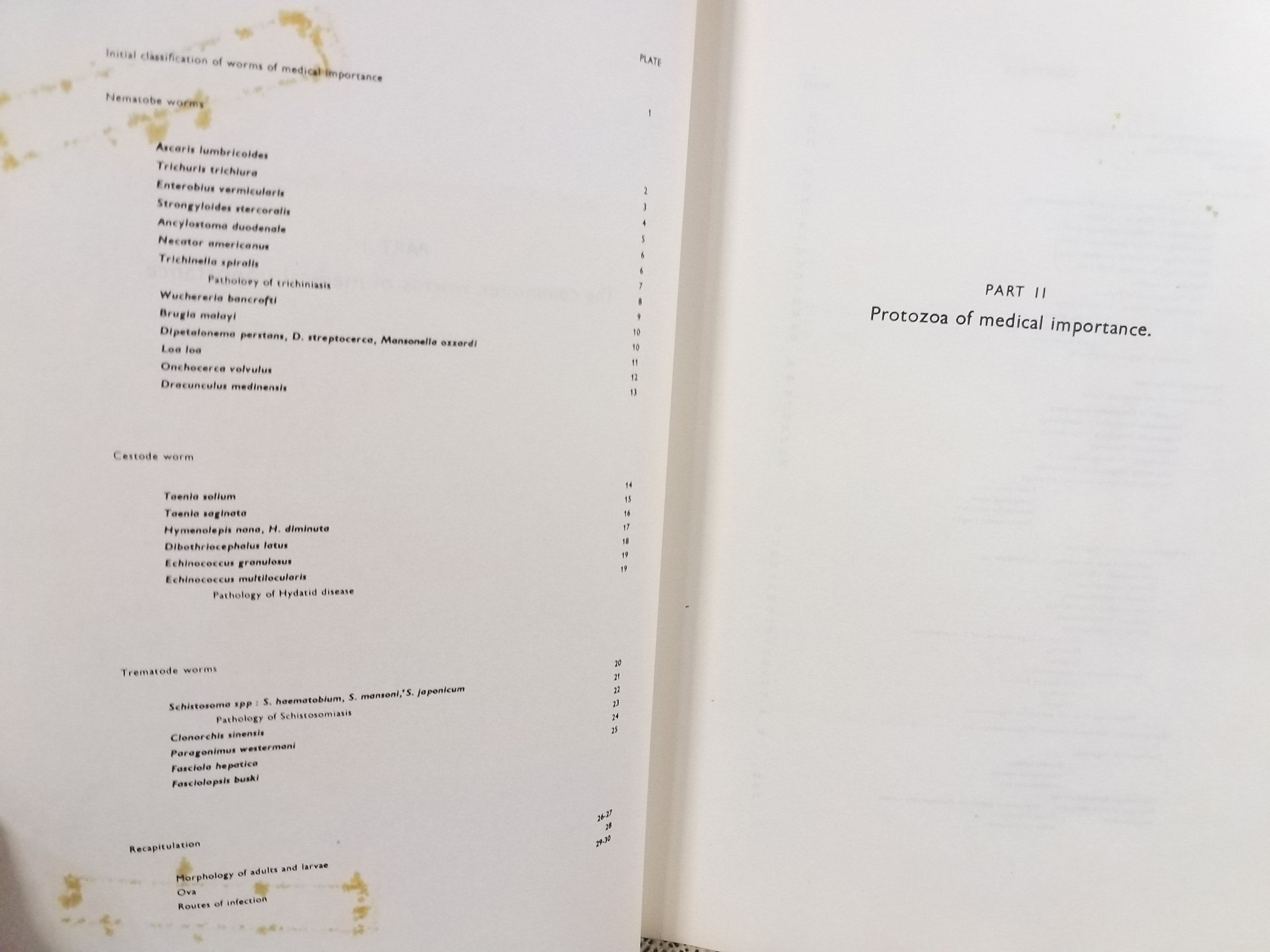 ATLAS OF MEDICAL HELMINTHOLOGY & PROTOZOOLOGY /ตำราแพทย์ ปรสิตหนอนพยาธิทางการแพทย์ โปรโตซัวทางการแพทย์