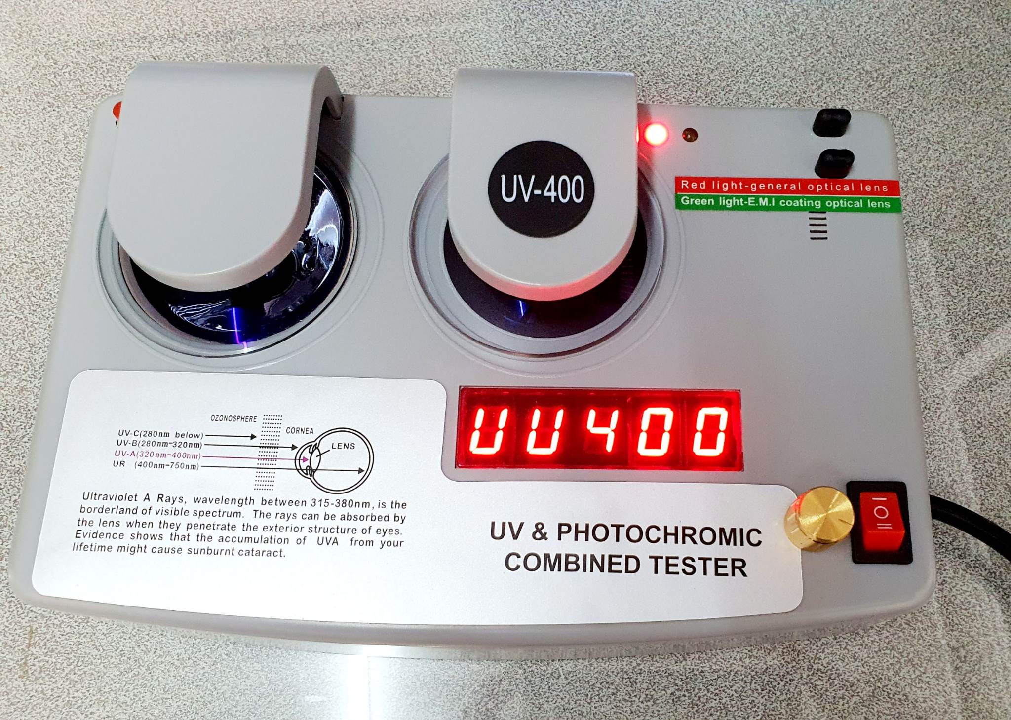 เครื่องทดสอบรังสี UV โฟโตโครมิก CP-18C