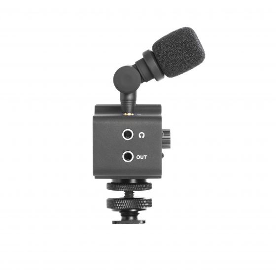 Saramonic CaMixer Microphone Kit with Dual Stereo Condenser Mics, Digital Mixer & XLR/Mini-XLR Input