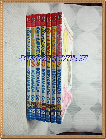 HE2901;หนังสือการ์ตูนGET LOVEครบชุด7เล่มจบโดยIKEYAMADA GO สนพ.บงกชสภาพดีเยี่ยม