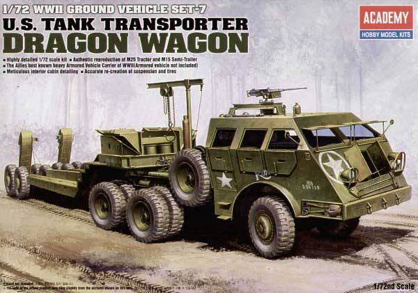 1/72 U.S. TANK TRANSPORTER DRAGON WAGON