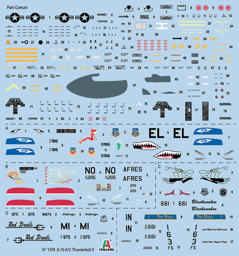 1/72 A-10 A/C THUNDERBOLT ll - GULF WAR