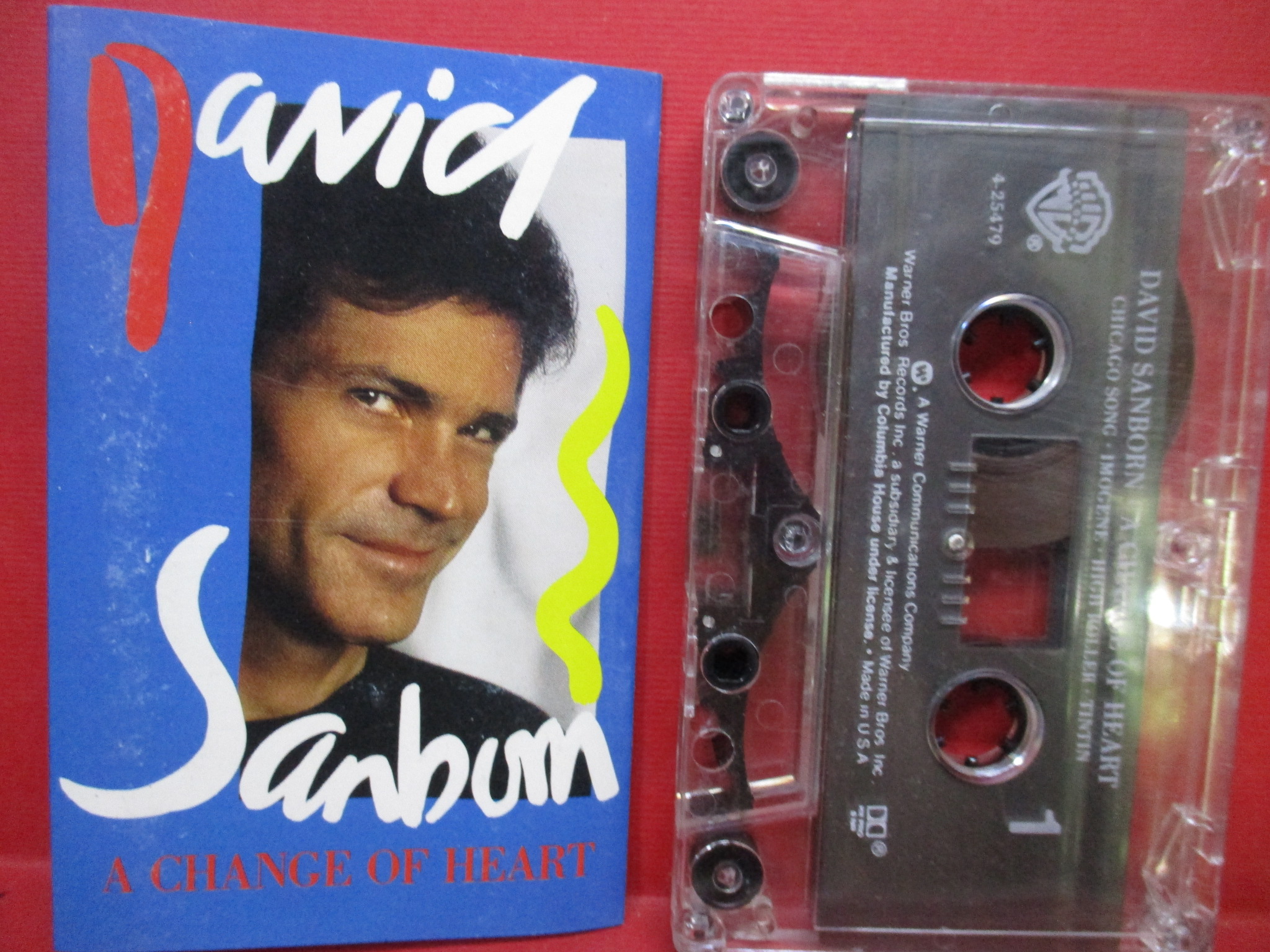 เทปเพลงสากล David Sanborn - A Change Of Heart