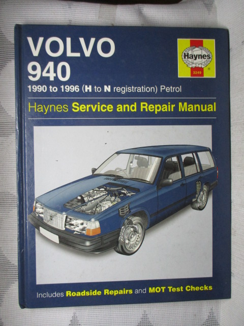 คู่มือซ่อมรถยนต์ VOLVO 940 1990 TO 1996 H to N registration โดยHAYNES