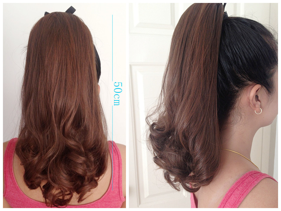 K306 หางม้า เเบบผูก จัดเเต่ง ให้เป็นสวอล หรือจะหวีให้ลอนคลายก็ได้ สวยเป๊ะเหมือนกัน