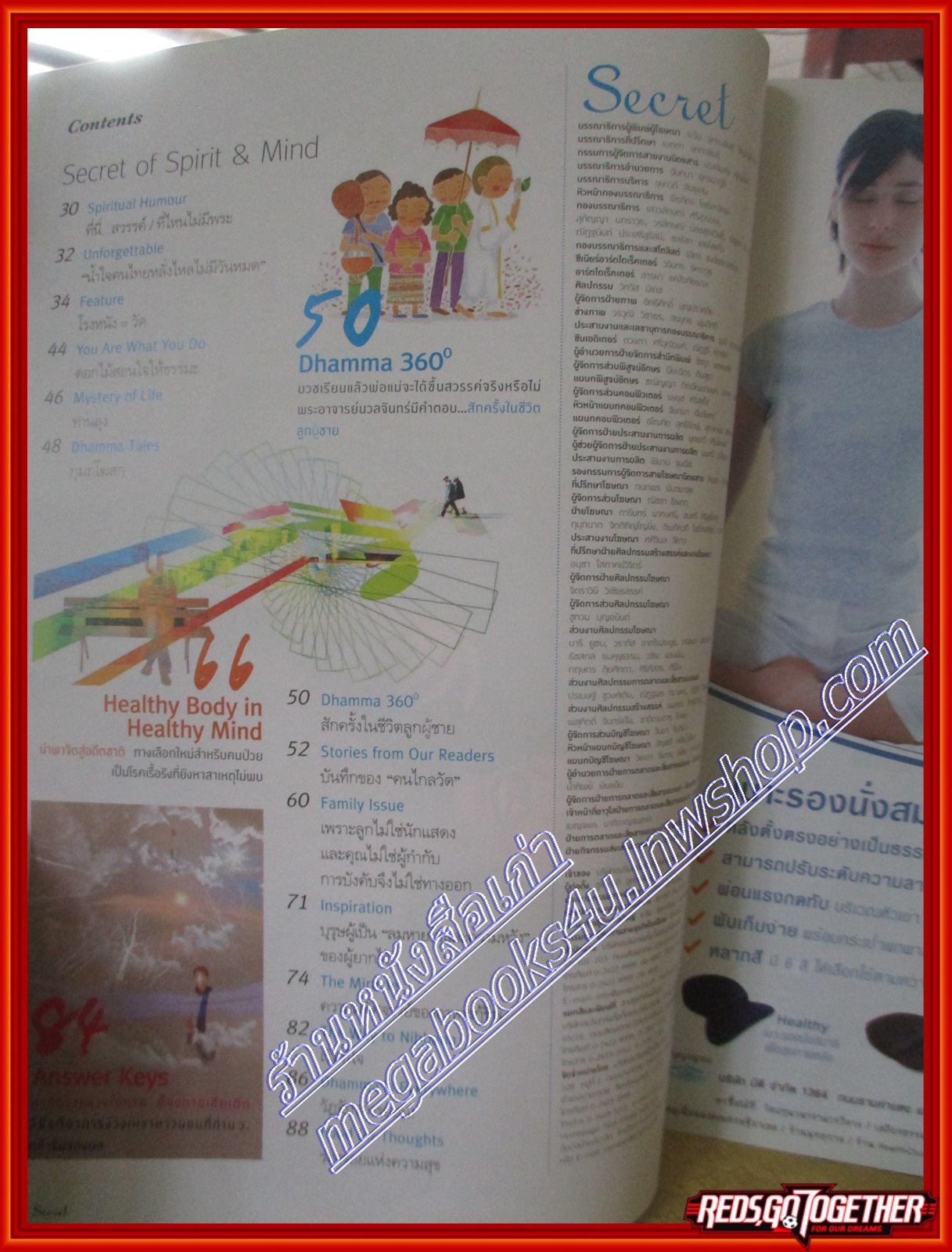 นิตยสารซีเคร็ต นิตยสารSECRET ฉบับที่088 ปี2555 ปก ปอ ทฤษฎี