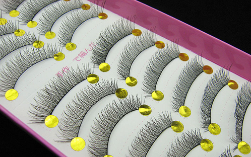 黑222# ขนตา(ราคาส่ง) ขั้นต่ำ 15 เเพ็ค คละเเบบได้