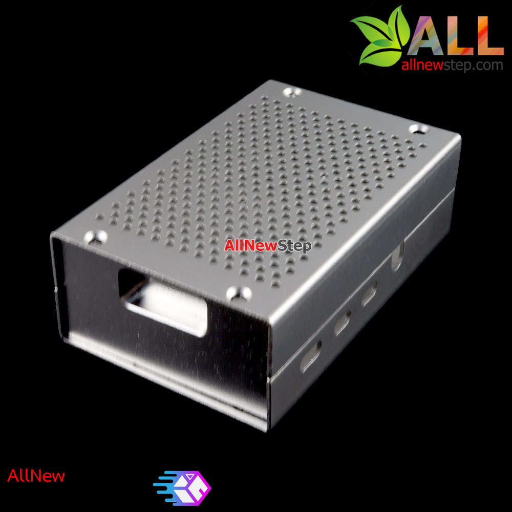 กล่องเคสโลหะ Raspberry Pi 4 Aluminum Alloy Metal pi 4