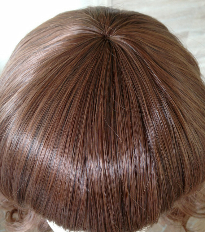 C1130 วิกผมลอนสั้น หน้าม้า