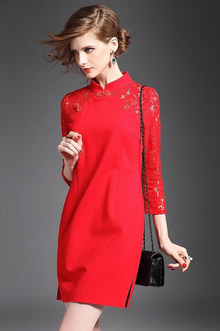 ***หมดค่ะ***เดรสไสตล์เกาหลี ดีเทลผ้าค๊อตตอน คอจีนแต่งลูกไม้ช่วงบน ทรงสวย ติดซิปด้านหลัง การตัดเย็บเรียบร้อย คุณภาพเกรดพรีเมี่ยมค่ะ