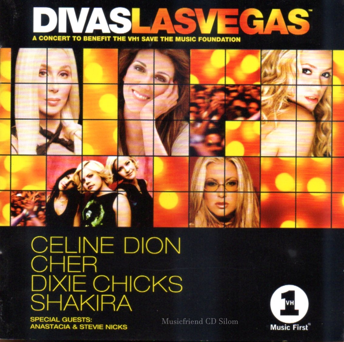 CD+DVD,Divas Las Vegas A Concert To Benefit The Vh1 Save The Music Foundation (Various Artists)(2002)