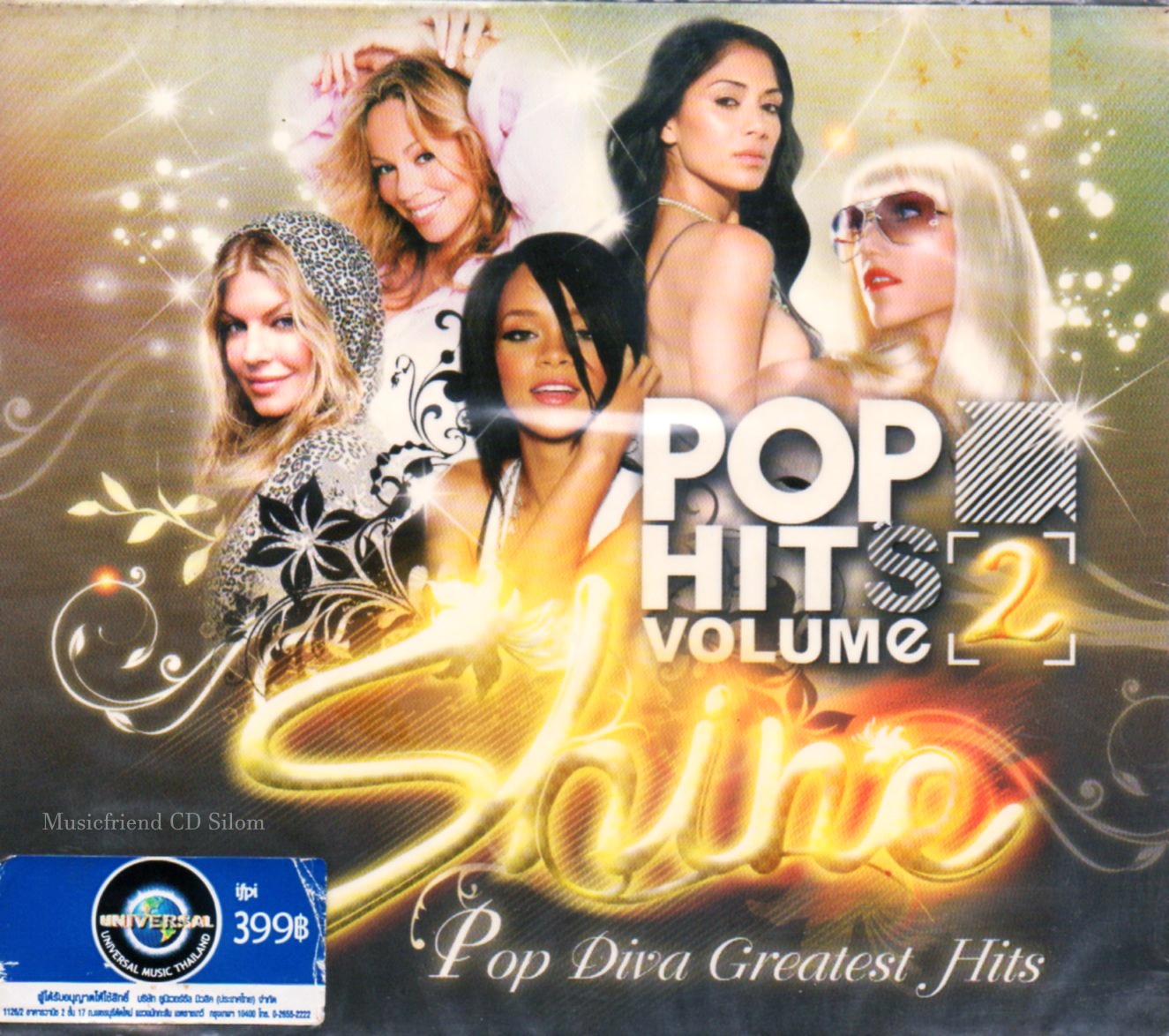 CD,Pop Hits Volume 2 Pop Diva Greatest Hits (2CD)(Various Artists)(2008)(Thai)