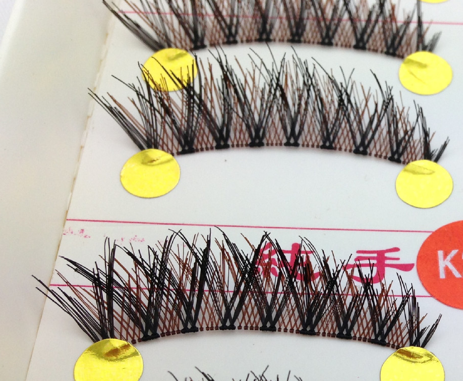 V-K20 ขนตาปลอม(ราคาส่ง)ดำ+สีน้ำตาล ขั้นต่ำ 15 เเพ็ค คละเเบบได้